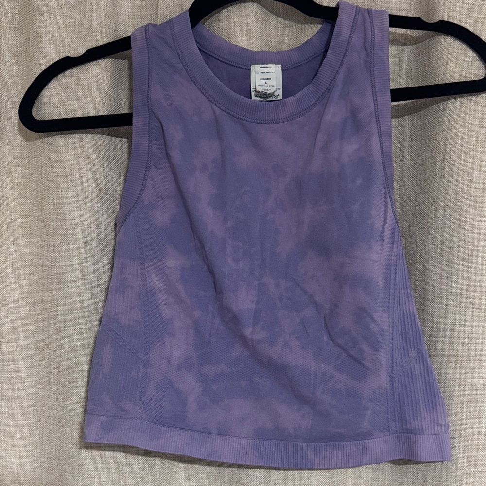 Old Navy Lavender Tie-Dye Tank Top